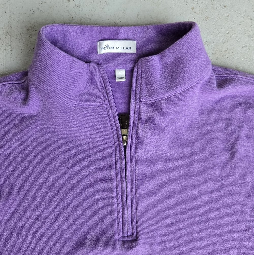 Peter Millar Quarter Zip Sweater - Picture 2 of 3